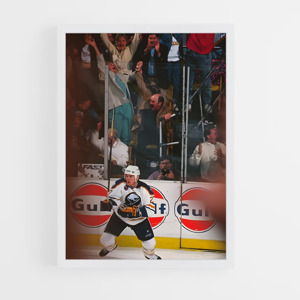 Poster Glisse Électrique – affiche Hockey sur glace (vue 3)